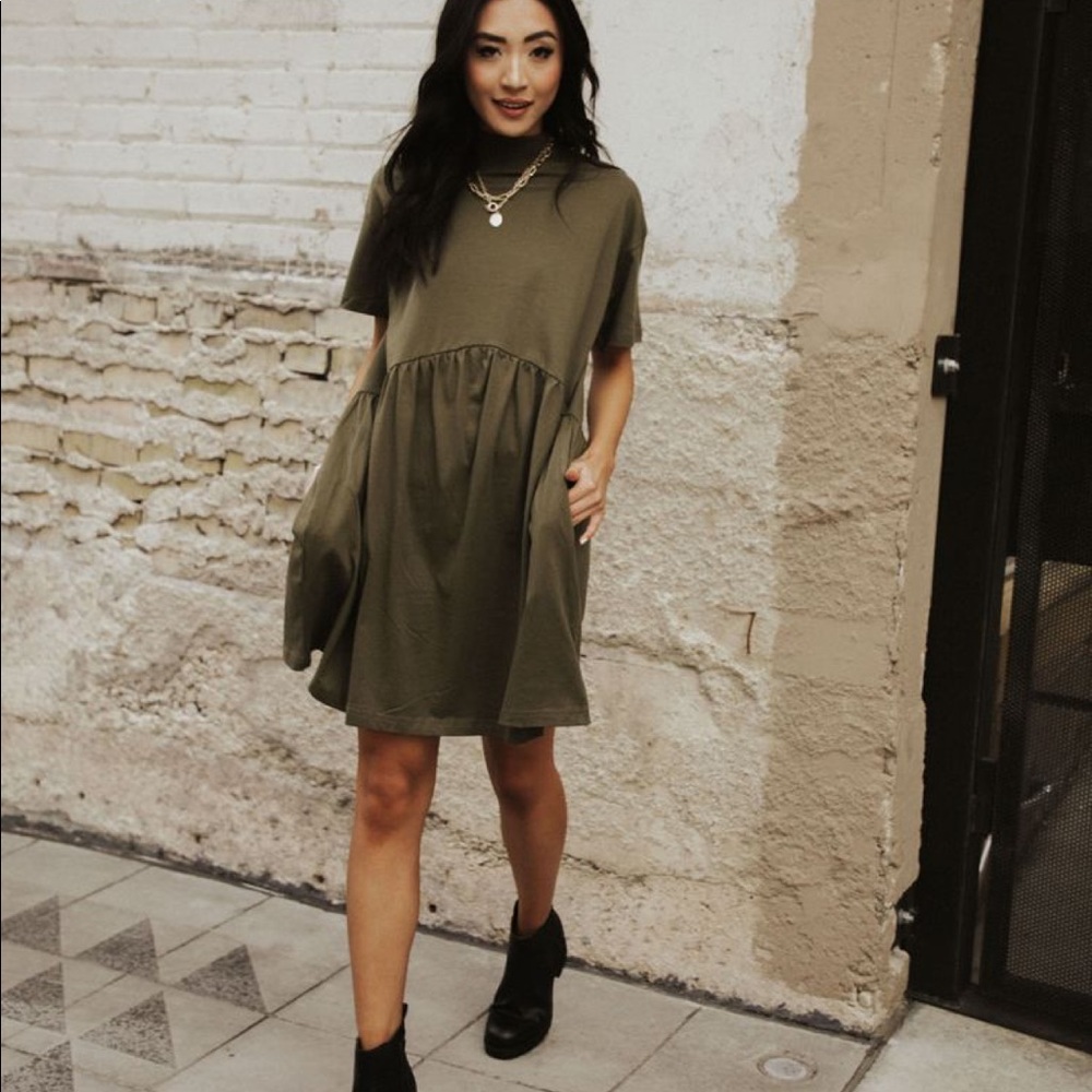 Bohme Mock Neck Babydoll